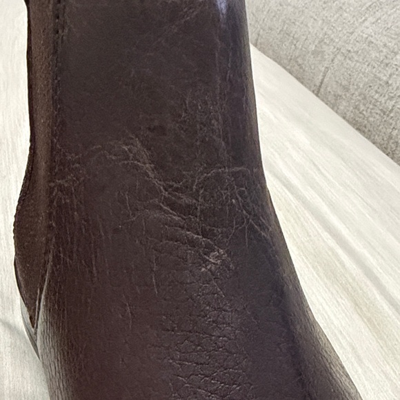 Crown Vintage Men's Dark Brown Leather Chelsea Boots - Picture 8 of 8